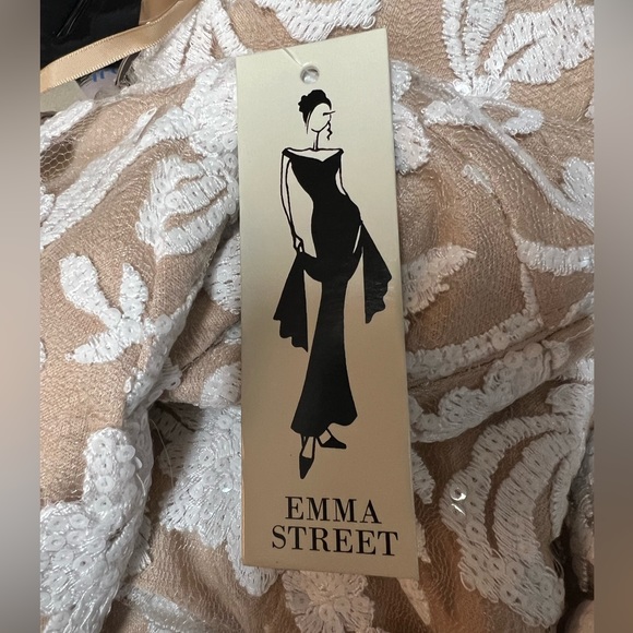 NWT  EMMA STREET Sz 14 sleeveless sequined sheath dress - Picture 6 of 7